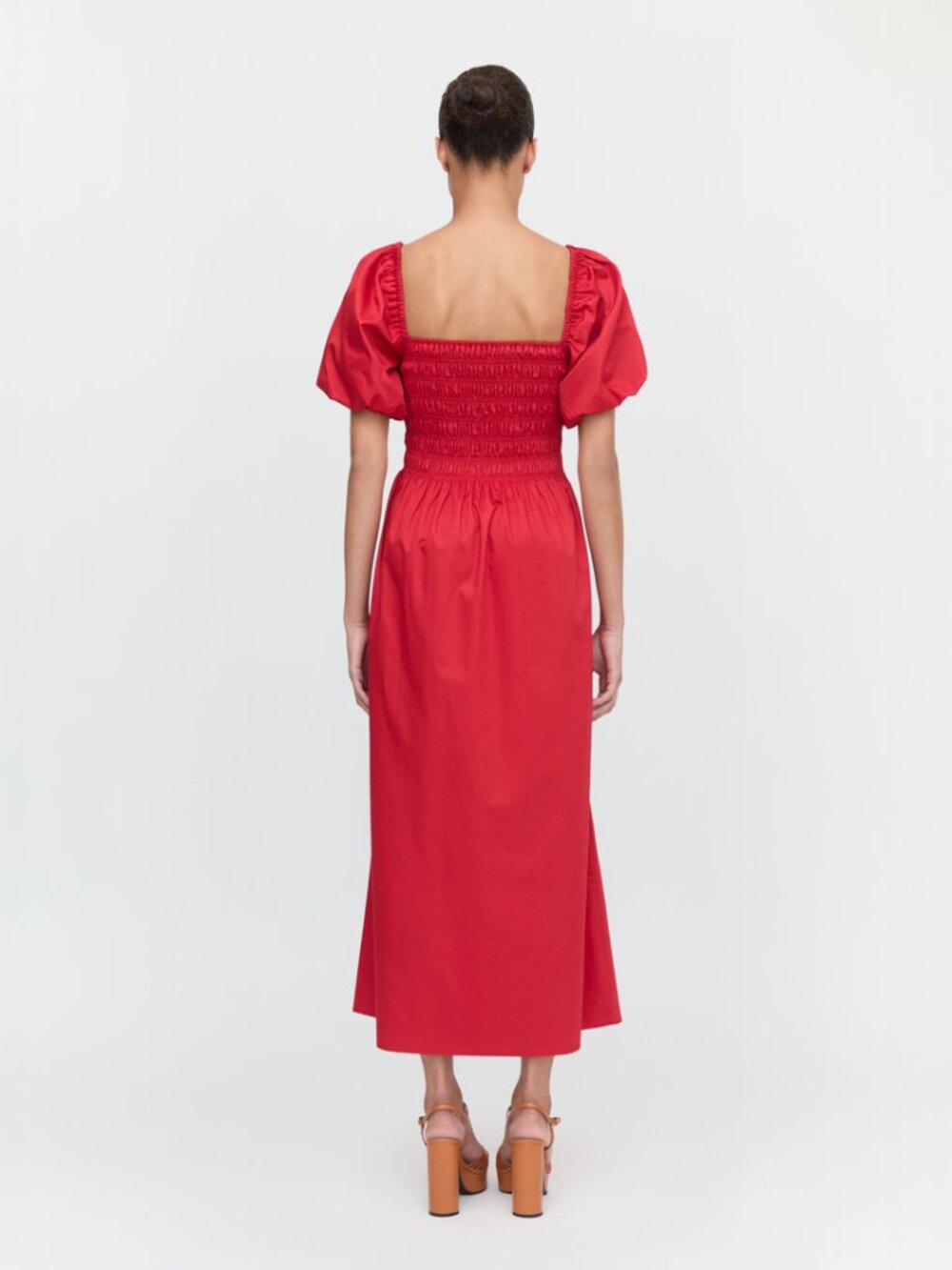 Hill House Home The Julia Dress - Carmine Red - Small (NWT!) - Picture 2 of 3